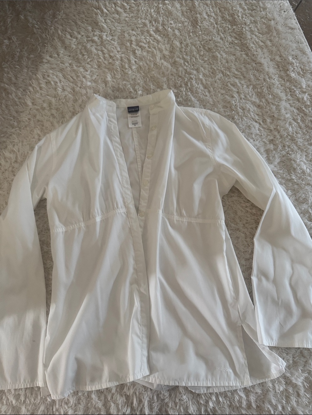 Patagonia White Women's Button-Front Shirt